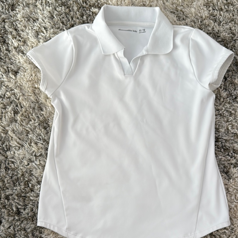 Kids's White Polo Shirt